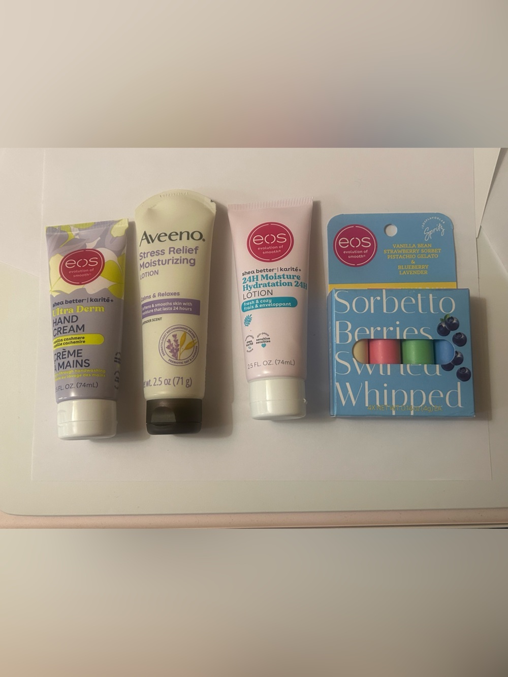 EOS Moisturizers & Lip Balm bundle set